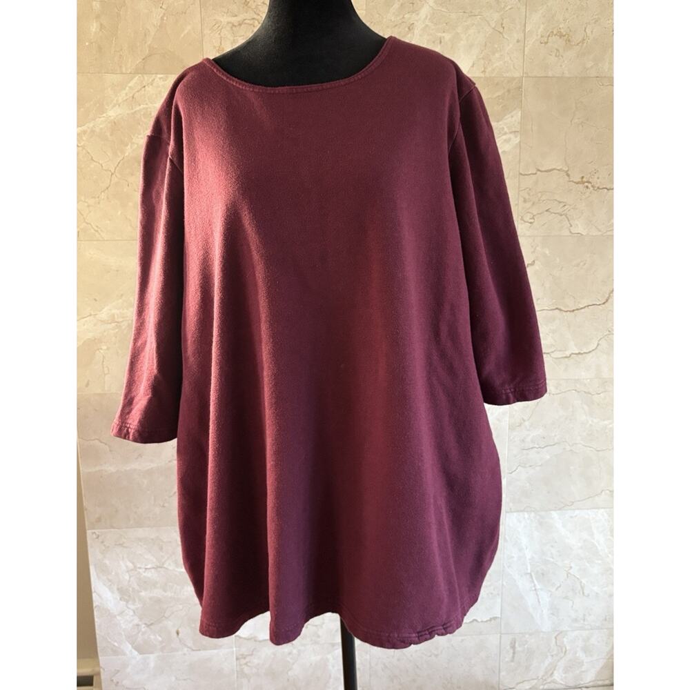 bryn Walker Burgundy Women's Blouse